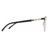 Giorgio Armani - Women Round Eyeglasses - Black - Eyeglasses - Giorgio Armani Eyewear