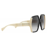 Gucci - Square-Frame Sunglasses - Yellow - Gucci Eyewear