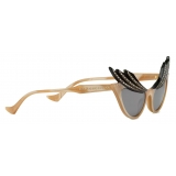 Gucci - Cat-Eye-Frame Sunglasses - Beige - Gucci Eyewear