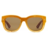 Gucci - Rectangular-Frame Sunglasses - Yellow - Gucci Eyewear