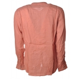 Woolrich - Korean Collar Shirt - Salmon - Shirt - Luxury Exclusive Collection