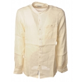 Woolrich - Korean Collar Shirt - Avory - Shirt - Luxury Exclusive Collection