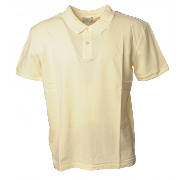 Woolrich - Polo con Logo a Tinta Unita - Giallo - T-Shirt - Luxury Exclusive Collection