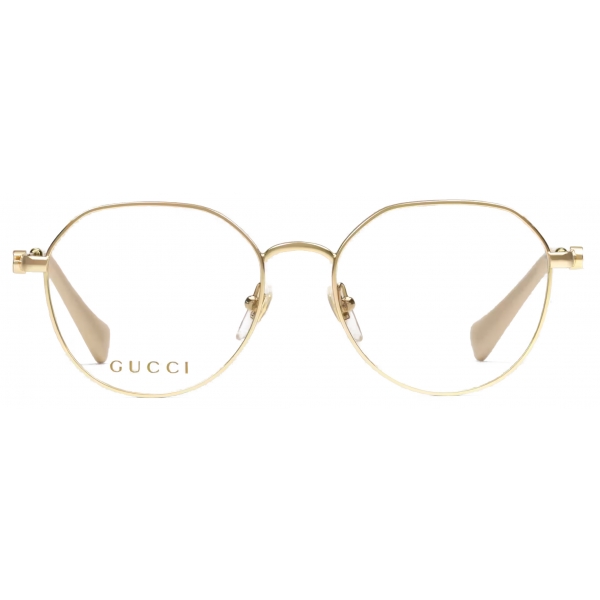 Gucci - Occhiale da Vista Rotondo - Oro - Gucci Eyewear