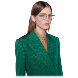 Gucci - Occhiale da Vista Rotondo - Argento - Gucci Eyewear