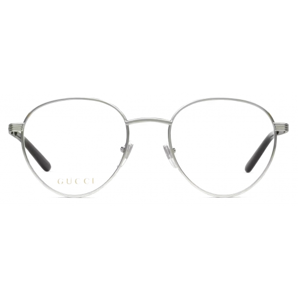 Gucci - Oval Optical Glasses - Silver - Gucci Eyewear