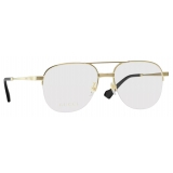 Gucci - Navigator Optical Glasses - Gold - Gucci Eyewear