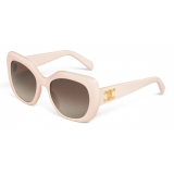 Céline - Triomphe 06 Sunglasses in Acetate - Ivory - Sunglasses - Céline Eyewear