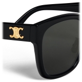 Céline - Triomphe 05 Sunglasses in Acetate with Special Packaging - Black - Sunglasses - Céline Eyewear