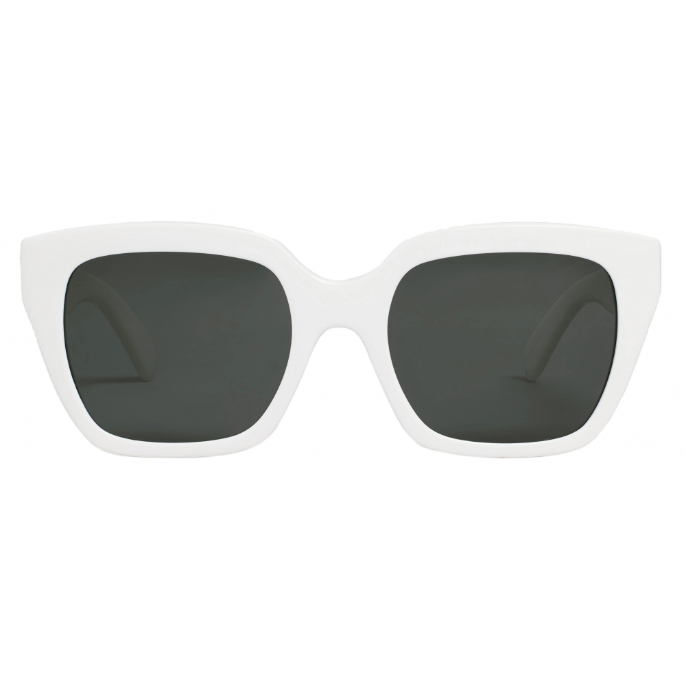 Céline - Celine Monochroms 03 Sunglasses in Acetate - White ...