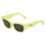 Céline - Celine Monochroms 01 Sunglasses in Acetate - Yellow - Sunglasses - Céline Eyewear