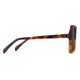 Céline - Oversize S230 Sunglasses in Acetate - Gradient Havana - Sunglasses - Céline Eyewear