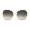 Céline - Occhiali da Sole Oversize S230 in Acetato - Crema Latte - Occhiali da Sole - Céline Eyewear