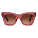 Céline - Cat-Eye S004 Sunglasses in Acetate - Terracotta - Sunglasses - Céline Eyewear