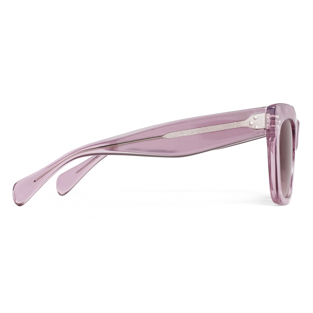 Céline - Cat-Eye S004 Sunglasses in Acetate - Transparent Lilac ...