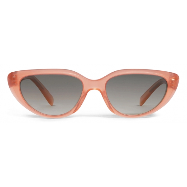 Céline - Cat Eye S220 Sunglasses in Acetate - Milky Orange - Sunglasses - Céline Eyewear