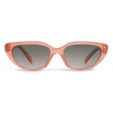 Céline - Cat Eye S220 Sunglasses in Acetate - Milky Orange - Sunglasses - Céline Eyewear