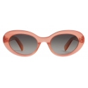 Céline - Cat Eye S193 Sunglasses in Acetate - Milky Orange - Sunglasses - Céline Eyewear