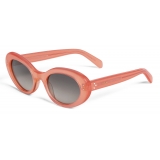 Céline - Cat Eye S193 Sunglasses in Acetate - Milky Orange - Sunglasses - Céline Eyewear