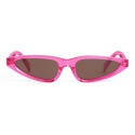 Céline - Occhiali da Sole Grafici S231 in Acetato - Rosa Fluo - Occhiali da Sole - Céline Eyewear