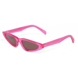 Céline - Occhiali da Sole Grafici S231 in Acetato - Rosa Fluo - Occhiali da Sole - Céline Eyewear