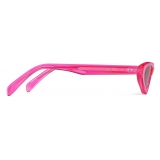 Céline - Graphic S231 Sunglasses in Acetate - Neon Pink - Sunglasses - Céline Eyewear