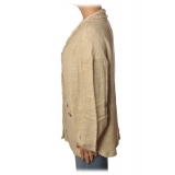 Pinko - Capalbio Caban with Kimono Shoulder - Beige - Jacket - Made in Italy - Luxury Exclusive Collection
