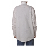 Pinko - Camicia Beethoven 4 in Pizzo Sangallo - Bianco - Camicie - Made in Italy - Luxury Exclusive Collection