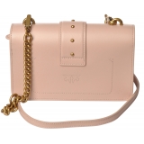 Pinko - Love Mini Simply Bag - Powder Pink - Bag - Made in Italy - Luxury Exclusive Collection