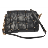 Pinko - Bag Love Mini Puff Pinched - Black - Bag - Made in Italy - Luxury Exclusive Collection