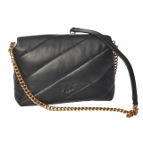 Pinko - Love Baby Puff Maxy Bag - Black - Bag - Made in Italy - Luxury Exclusive Collection