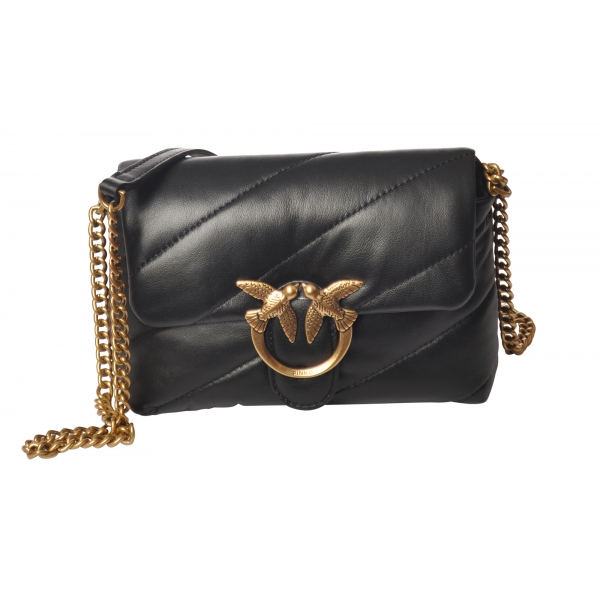 Pinko - Love Baby Puff Maxy Bag - Black - Bag - Made in Italy - Luxury Exclusive Collection