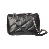 Pinko - Love Mini Puff Maxy Quilt Bag - Black - Bag - Made in Italy - Luxury Exclusive Collection
