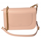 Pinko - Love Bell Simply Bag - Powder Pink - Bag - Made in Italy - Luxury Exclusive Collection