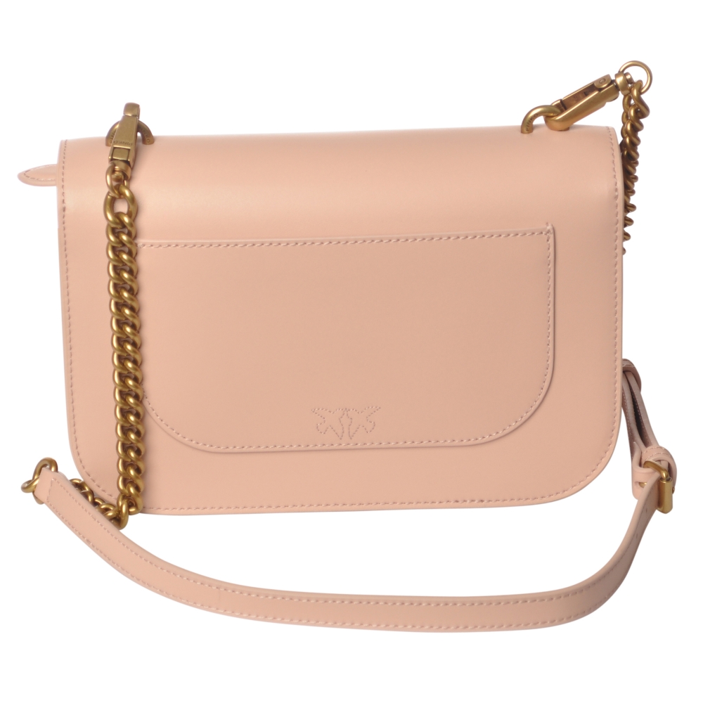 Pinko - Love Bell Simply Bag - Powder Pink - Bag - Made in Italy ...