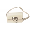 Pinko - Borsa Love Baby Icon Simply - Bianco - Borsa - Made in Italy - Luxury Exclusive Collection
