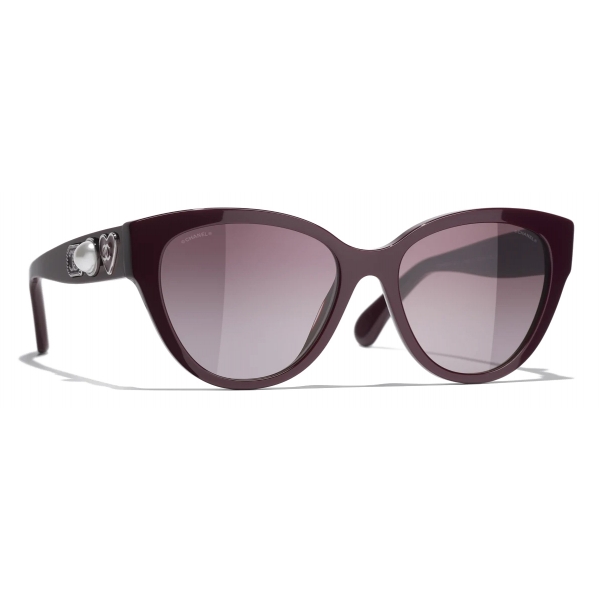 Chanel - Butterfly Sunglasses - Red Burgundy Gradient - Chanel Eyewear