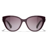 Chanel - Butterfly Sunglasses - Red Burgundy Gradient - Chanel Eyewear