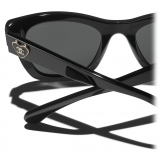 Chanel - Square Sunglasses - Black Gray - Chanel Eyewear