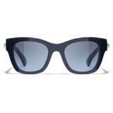 Chanel - Occhiali da Sole Quadrati - Blu - Chanel Eyewear