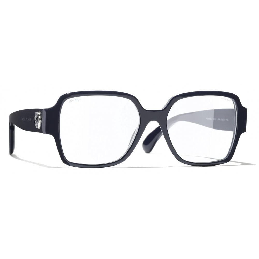 Chanel - Round Sunglasses - Dark Silver Blue - Chanel Eyewear - Avvenice