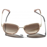 Chanel - Square Sunglasses - Gold Brown  - Chanel Eyewear