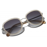 Chanel - Round Sunglasses - Silver Gray - Chanel Eyewear