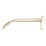 Chanel - Pilot Sunglasses - Transparent Yellow Blue Light Filtering - Chanel Eyewear