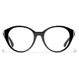 Chanel - Round Eyeglasses - Black - Chanel Eyewear