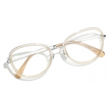 Chanel - Occhiali da Vista Pantos - Argento - Chanel Eyewear