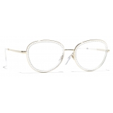 Chanel - Occhiali da Vista Pantos - Oro - Chanel Eyewear