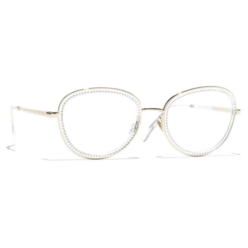 Chanel - Pantos Sunglasses - Silver Transparent - Chanel Eyewear - Avvenice