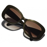 Chanel - Rectangular Sunglasses - Brown - Chanel Eyewear