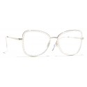 Chanel - Occhiali da Vista Quadrati - Oro - Chanel Eyewear